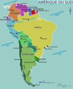 carte Amerique latine