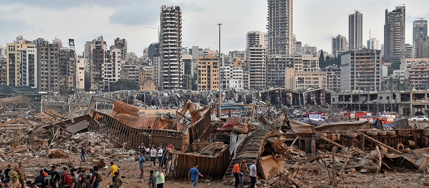 Beyrouth, 4 août 2020. © Aide à l'Eglise en détresse