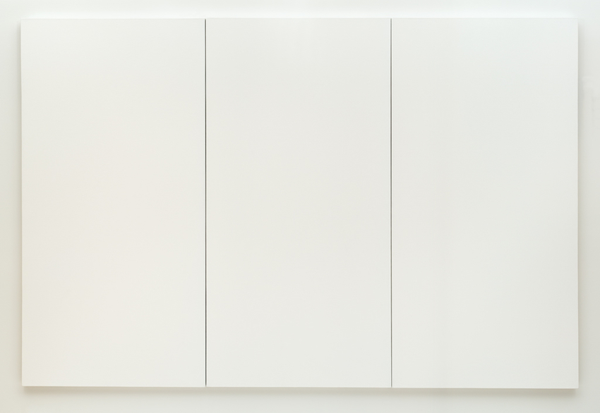 Robert Rauschenberg, White Painting [three panel], 1951 Collection SFMOMA © Robert Rauschenberg Foundation