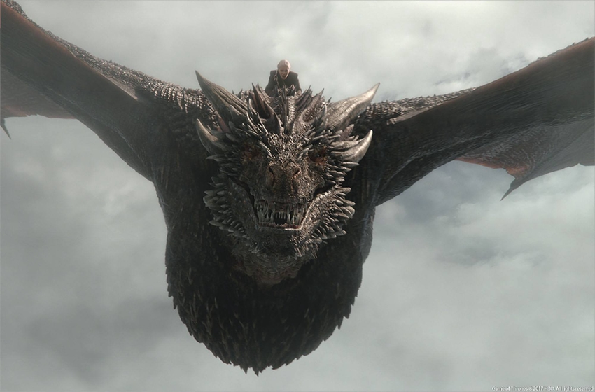 Daenerys, la génocidaire, sur son dragon Saison 8 © Game of Thrones / HBO