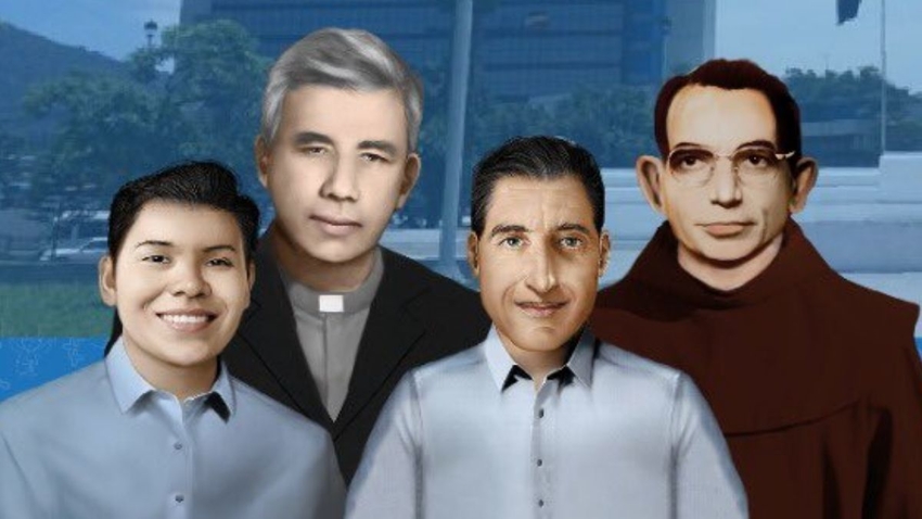 Les Père Rutilio Grande sj et Cosme Spessoto of, et les laïcs Nelson Rutilio Lemus et Manuel Solórzano. 