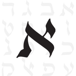 alphabet hebreu aleph