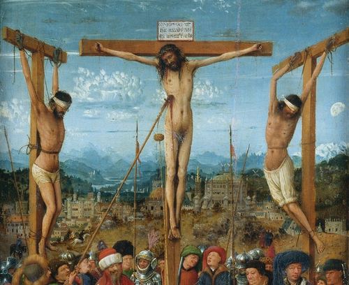 JanVanEyck crucifixionJesus