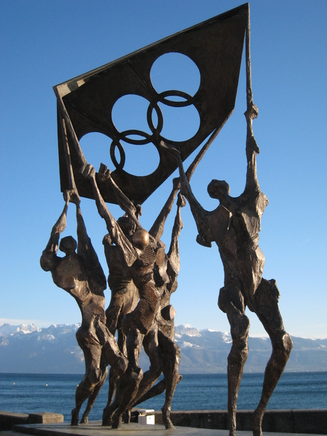 « L’élan », musée olympique de Lausanne © Pierre Emonet