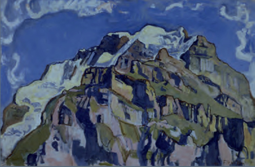 F. Hodler: "Jungfrau" - Kunstmuseum Bern