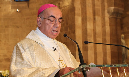 Alep MgrAbouKhazen vicaireapostolique catholiqueslatins wwwterrasanta net