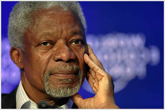 Kofi Annan World Economic Forum 2009 Annual Meeting