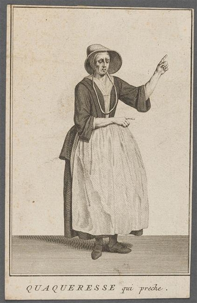 Seule image de femme du livre richement illustré de Jean-Frédéric Bernard, « Cérémonies et coutumes religieuses de tous les peuples du monde » (1723) © LD