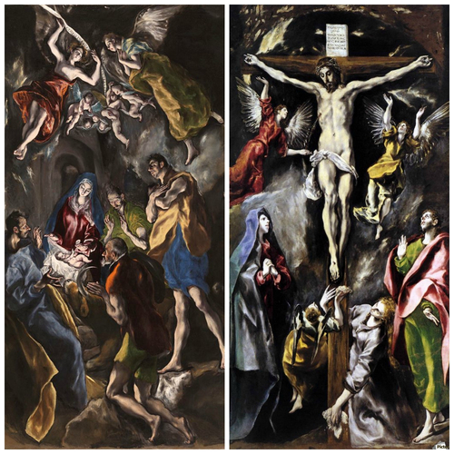 Greco Adoration crucifixion