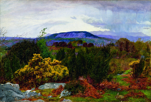 Angleterre DanielAlexander Williamson Spring Arnside Knot from Warton Crag 1863 