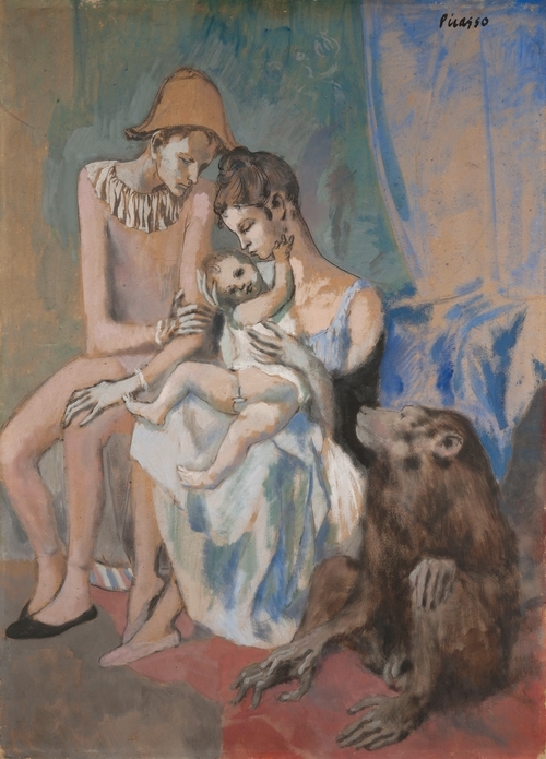 Picasso Famille d acrobates au singe