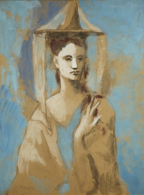 Picasso Moskau Pushkin Femme de l ile de majorque LAC 406x300mm