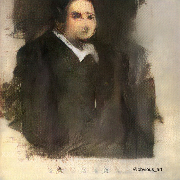 Obvious, « Portrait d’Edmond de Belamy » © Obvious_art