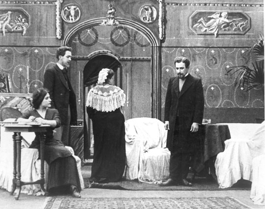 Première adaptation cinématographique de L’Idiot par le Russe Pyotr Chardynin, 1910