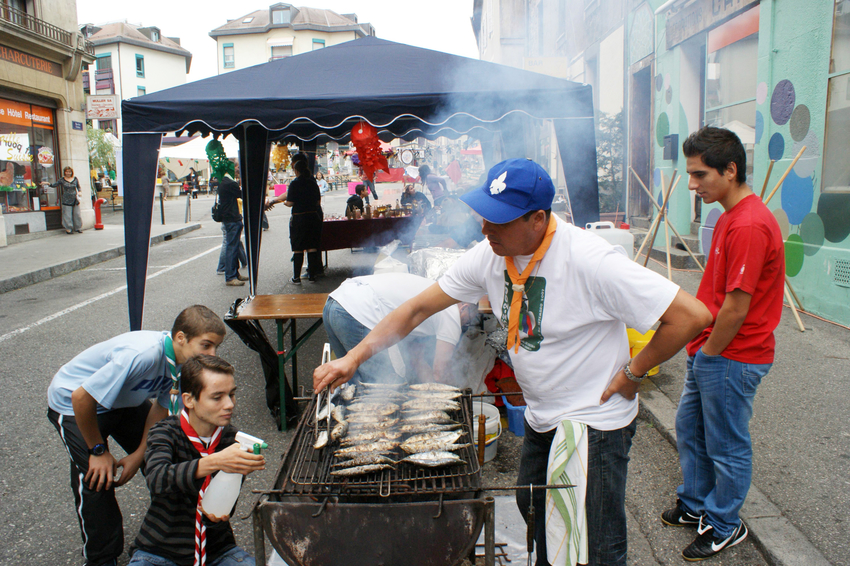 Fête portugaise de la sardine, quartier des Grottes (Genève) © jjkphotos.ch