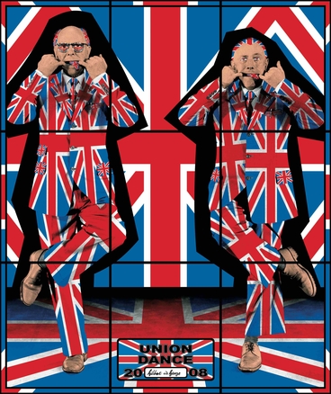 Gilbert & George, Union Dance 2008, © 2020 Gilbert & George -courtesy Arndt Collection