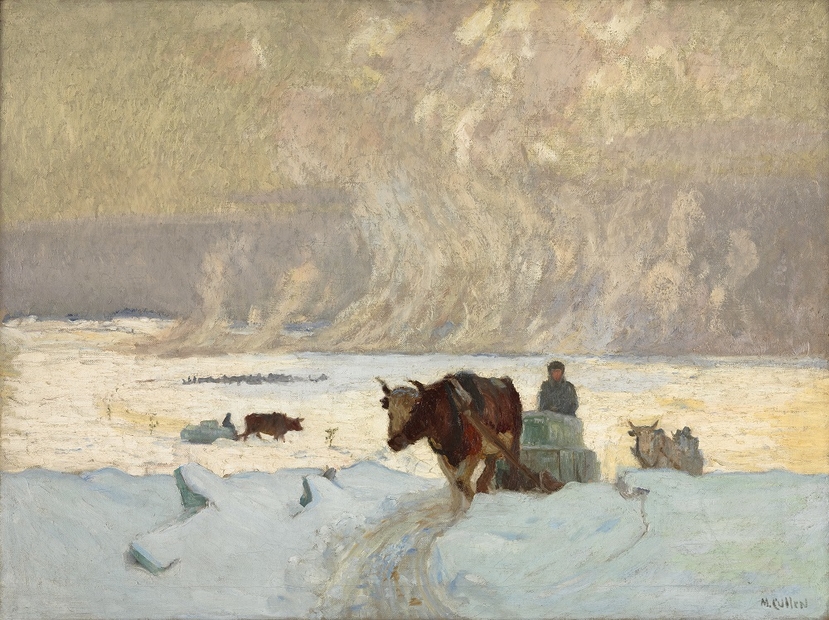 Maurice Cullen (1866–1934), La récolte de la glace, v. 1913 © Musée des beaux-arts du Canada, Ottawa Photo MBAC