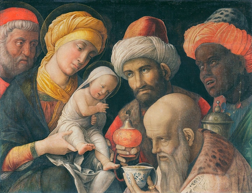 L'adoration des mages d'Andrea Mantegna © wikimedia commons