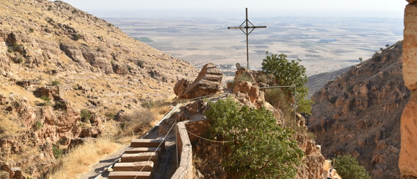 Le monastère de Rabban Hormizd, près de la ville irakienne d'Alqosh, au nord de Mossoul, fut la résidence officielle d'un lignée de patriarches de l'Eglise de l'Orient (XVIe -XVIIIe siècle) © Jacques Berset