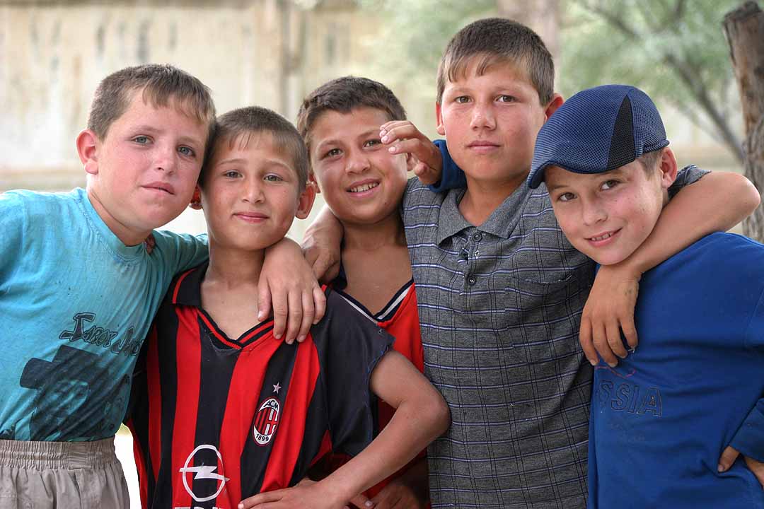 Tajikistani boys
