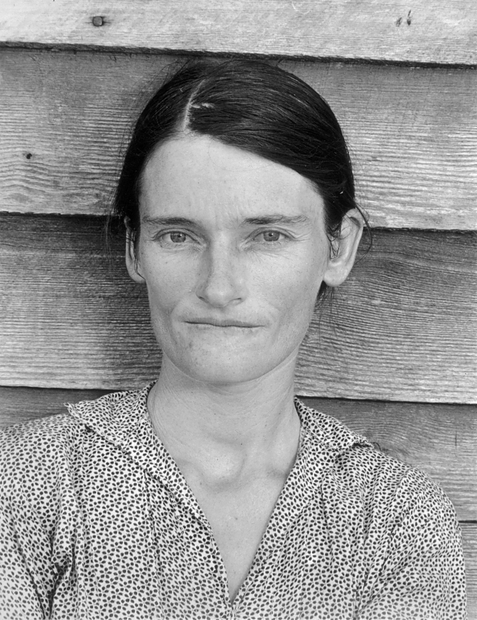 Allie Mae Burroughs, photographiée par Walker Evans en 1936 pour la Farm Security Administration © Walker Evans / PD/ Wikimedia / Bibliothèque du Congrès des États-Unis