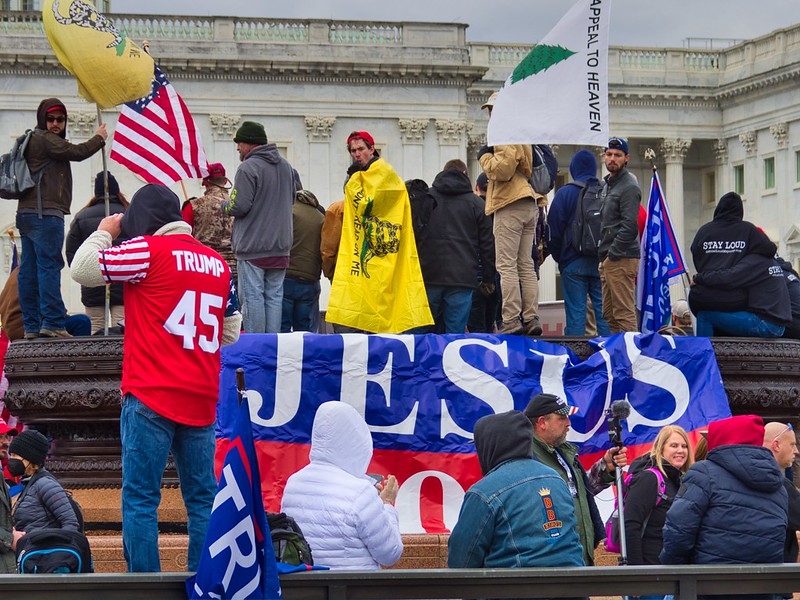 Insurrection contre le capitole, Washington, 6 janvier 2021 © Brett Davis/Flickr/CC BY-NC 2.0