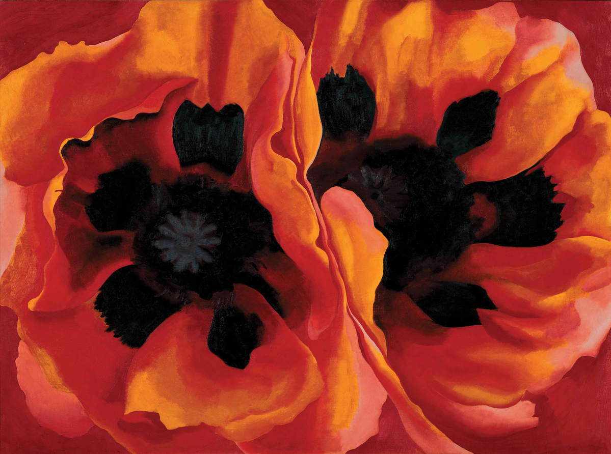 1 O Keeffe Oriental Poppies 1927 Weisman web