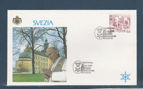 PapeJeanPaul II 1989 Suède